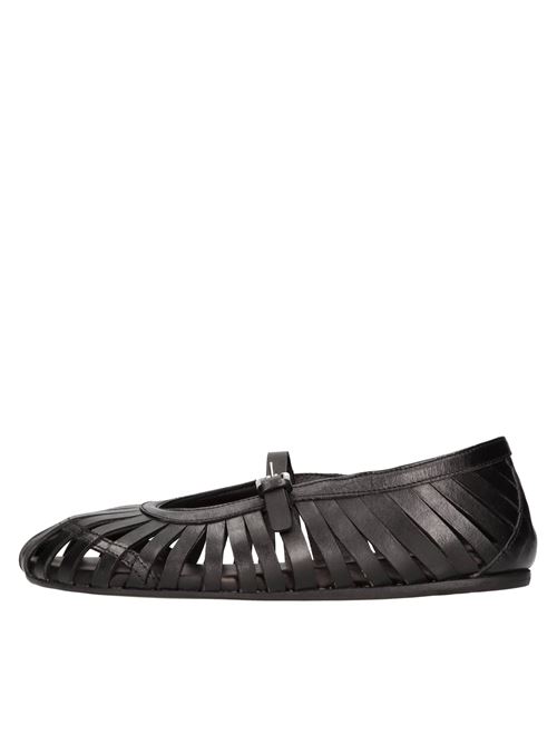 Ballet flats in leather PANTANETTI | 18882ENERO