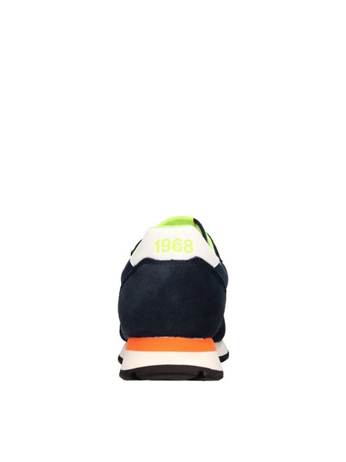 Sneakers model Z35102 SUN68 in suede leather and breathable fabric SUN68 | Z35102NAVY