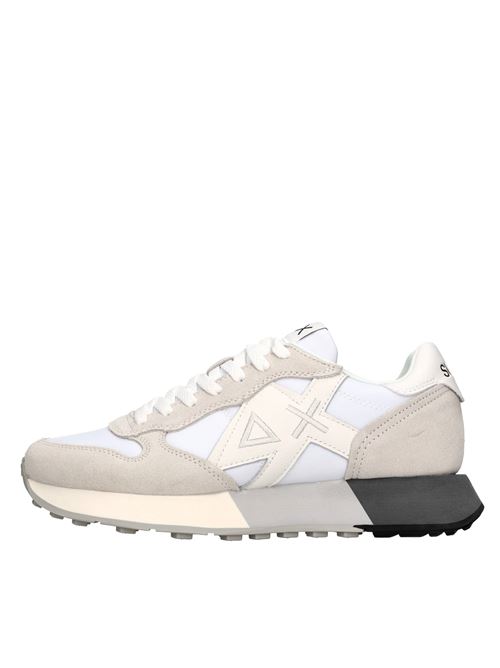Sneakers modello Z35112 SUN68 in pelle scamosciata e tessuto traspirante SUN68 | Z35112BIANCO