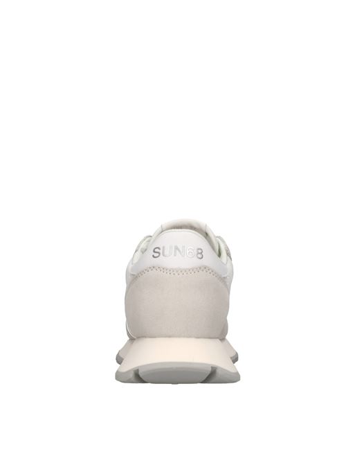 Sneakers modello Z35203 SUN68 in pelle scamosciata e tessuto traspirante glitterato SUN68 | Z35203BIANCO