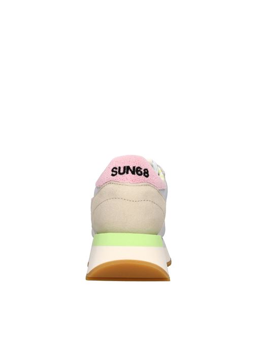 Sneakers modello Z35215 SUN68 in pelle, camoscio e tessuto traspirante SUN68 | Z35215BIANCO-ROSA