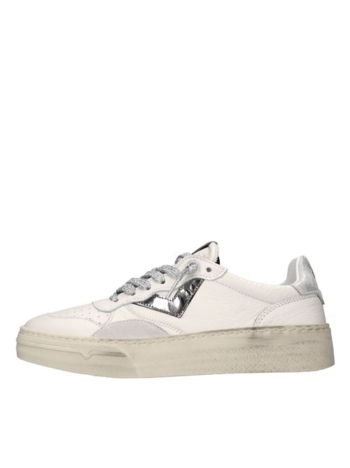 Sneakers in pelle 4B12 | HYPER-D4005BIANCO-INOX