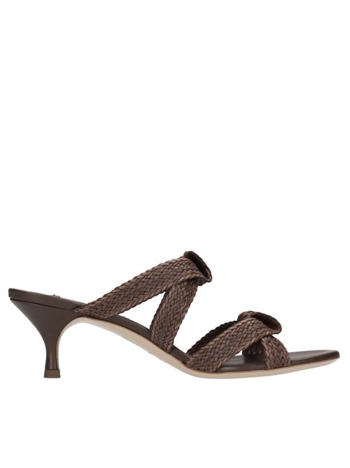Mules Mariposa in pelle ed ecopelle CASADEI | 1M535B0501C3018RUM-SELLA