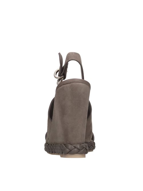 Zeppe Blur in camoscio CASTANER | BLURTAUPE