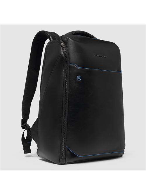 Zaino porta pc e iPad® in pelle PIQUADRO | CA6593B2NERO