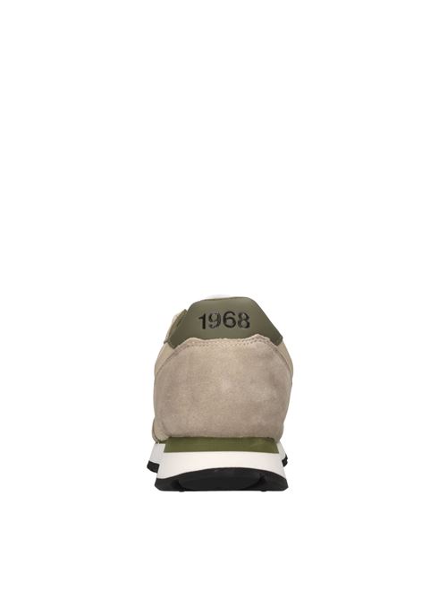 Sneakres in pelle ecopelle e tessuto SUN68 | Z36101BEIGE