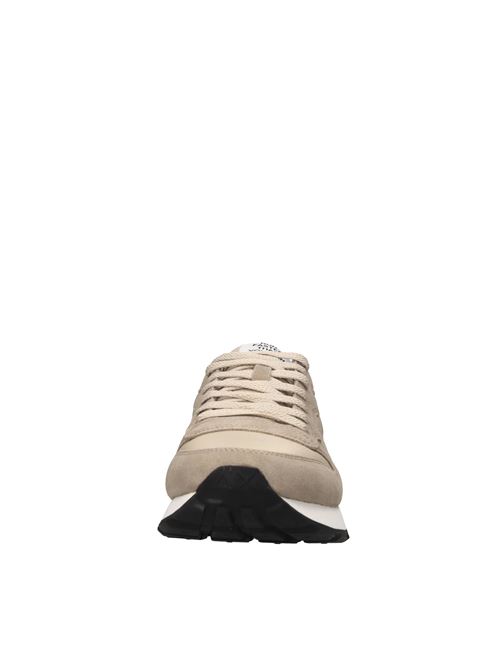 Sneakres in pelle ecopelle e tessuto SUN68 | Z36101BEIGE