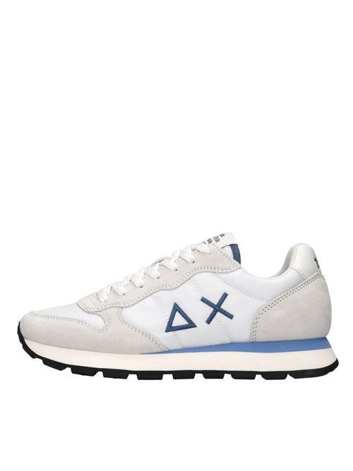 Sneakres in pelle ecopelle e tessuto SUN68 | Z36101BIANCO