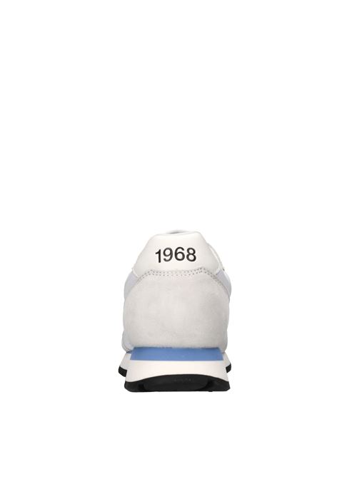 Sneakres in pelle ecopelle e tessuto SUN68 | Z36101BIANCO