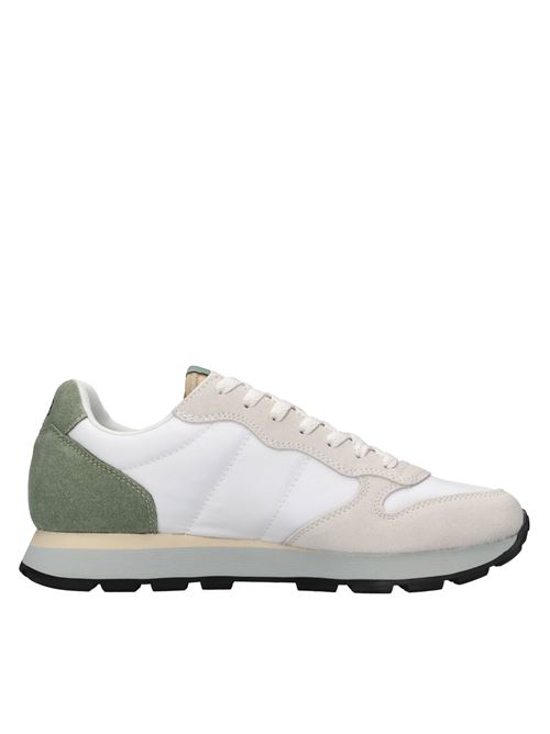 Sneakers in camoscio pelle e tessuto SUN68 | Z36106BIANCO