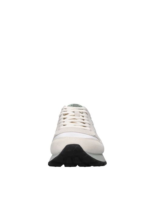 Sneakers in camoscio pelle e tessuto SUN68 | Z36106BIANCO