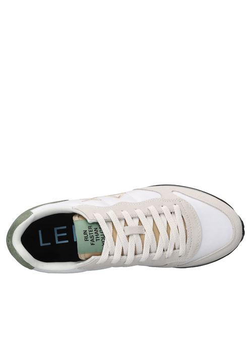 Sneakers in camoscio pelle e tessuto SUN68 | Z36106BIANCO
