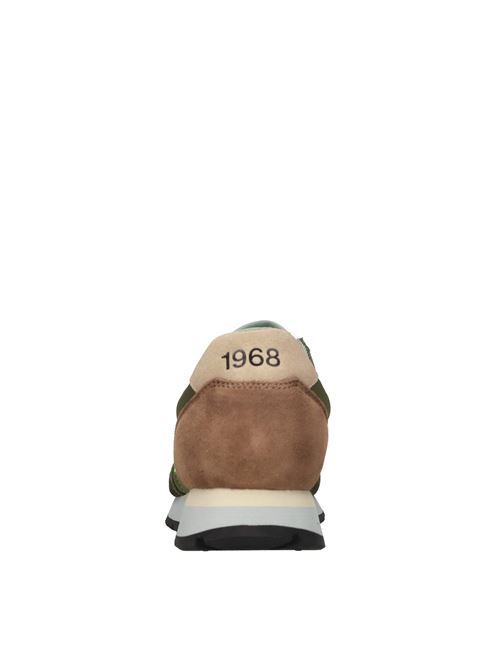 Sneakers in camoscio e tessuto SUN68 | Z36106MILITARE